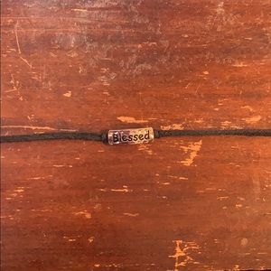 “Blessed” choker necklace